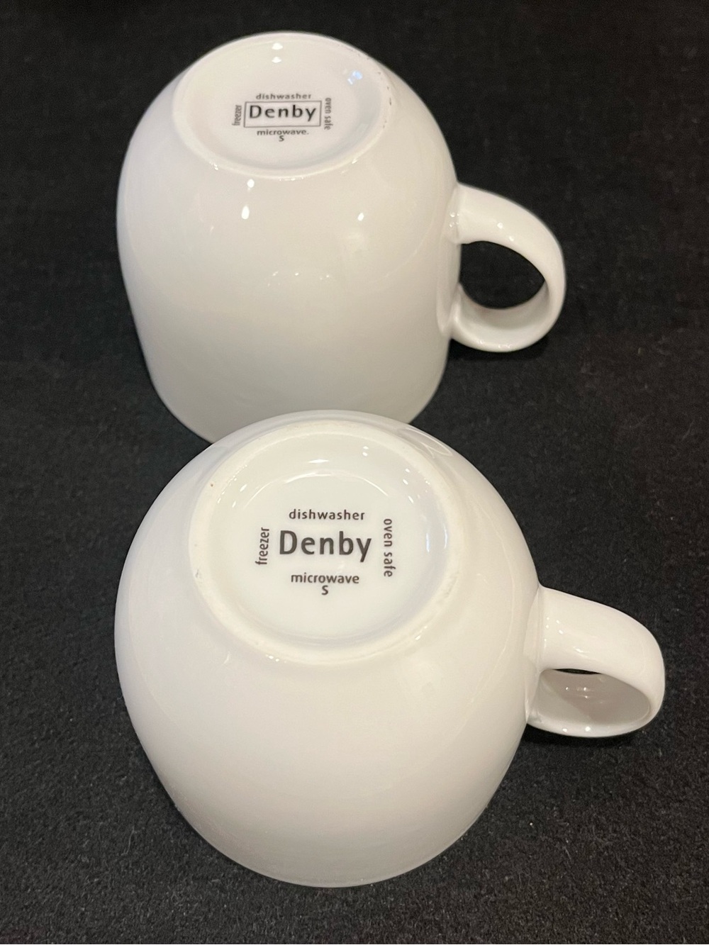 White by Denby Porcelain Coffee Mugs Set of Two 12 oz. - Picture 8 of 13